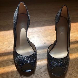 Kelly & Katie glitter heels.